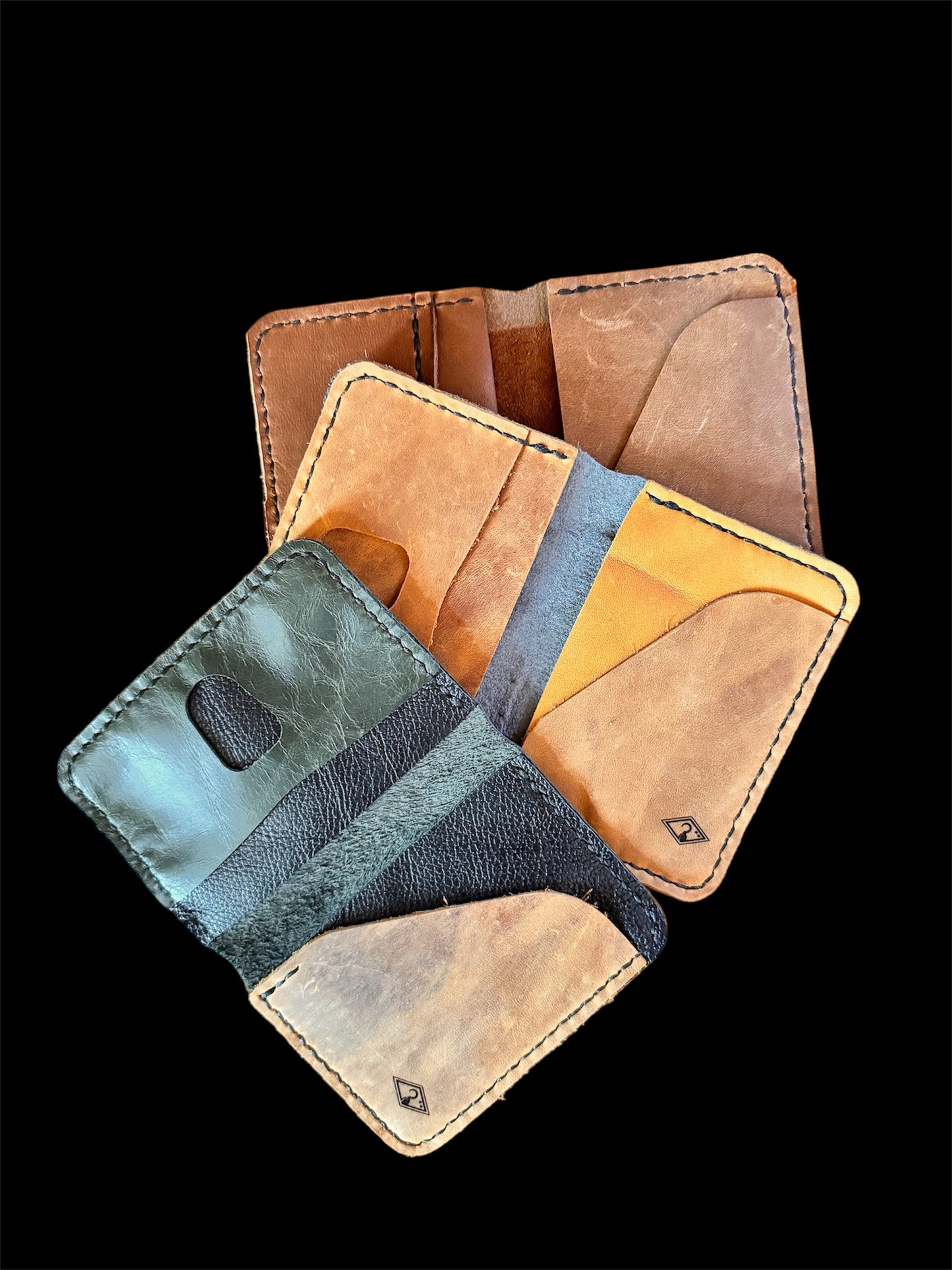 Folding minimalist wallet