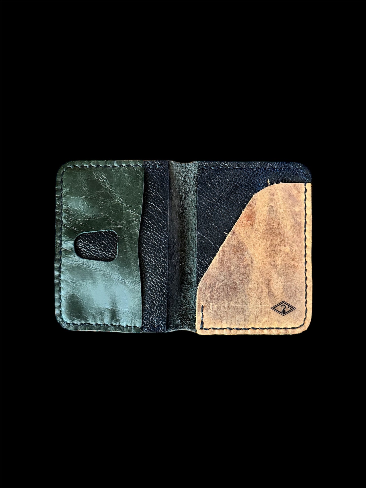 Folding minimalist wallet