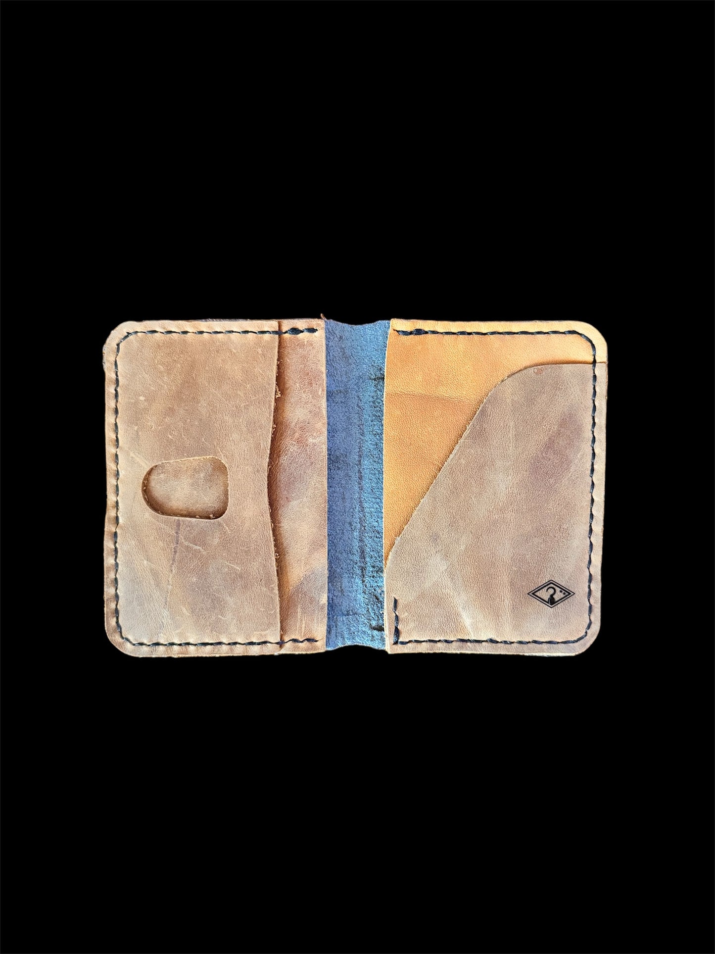 Folding minimalist wallet